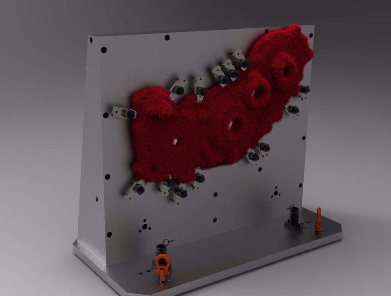 CMM  fixture for aerospace components