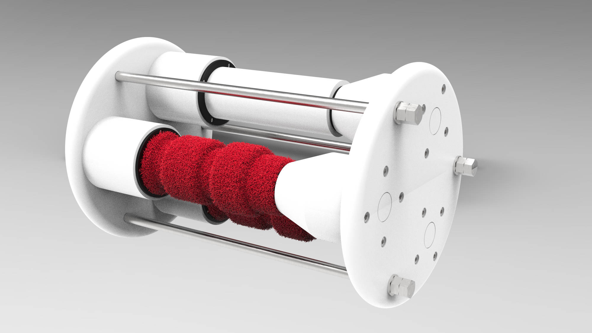 Fixture for REM isotropic superfinishing