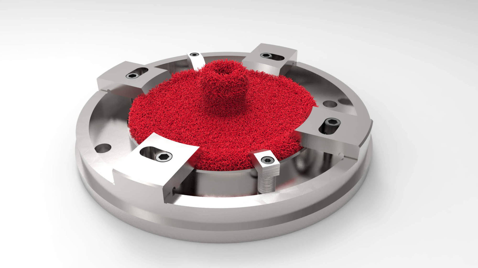 clamping device for aerospace gearshafts